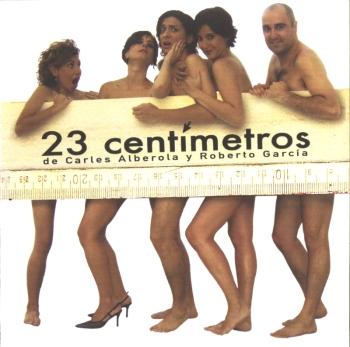 23 centímetros