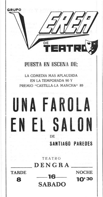 Una farola en el salón